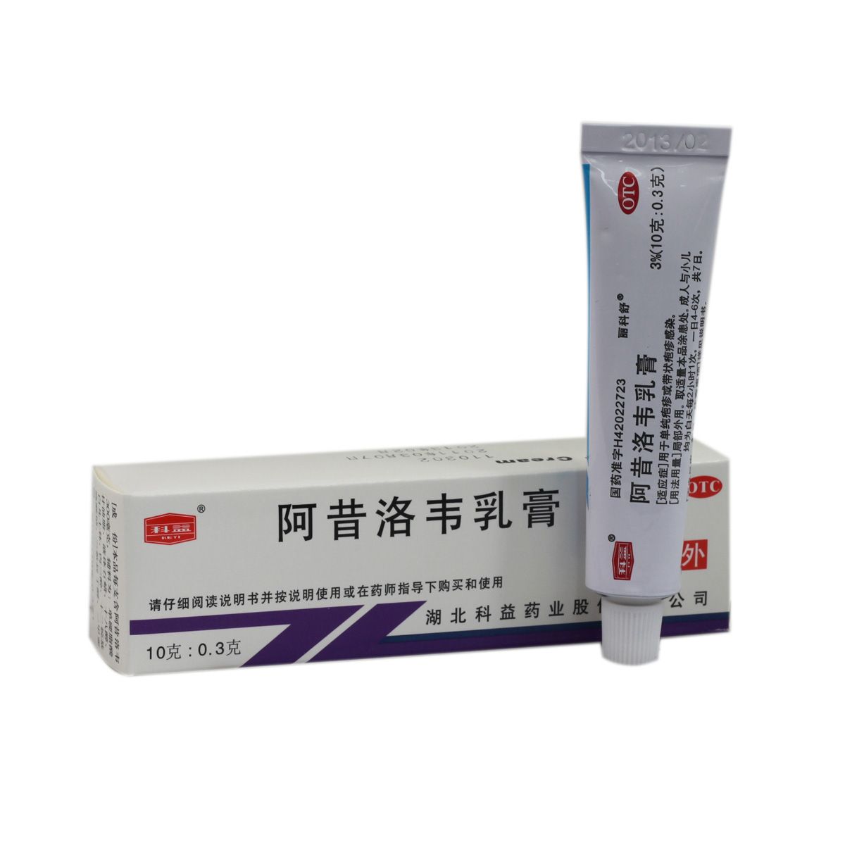 丽科舒阿昔洛韦软膏10g:0.3g