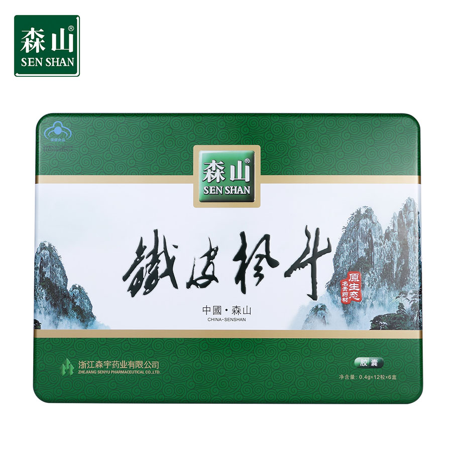 森山铁皮枫斗胶囊0.4g*12粒*6盒